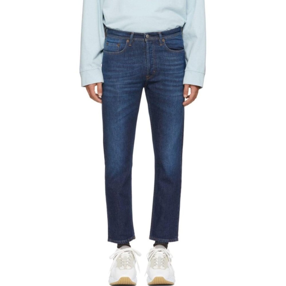 Acne Studios Men's Blue Twn Str RW Jeans Size 33/32